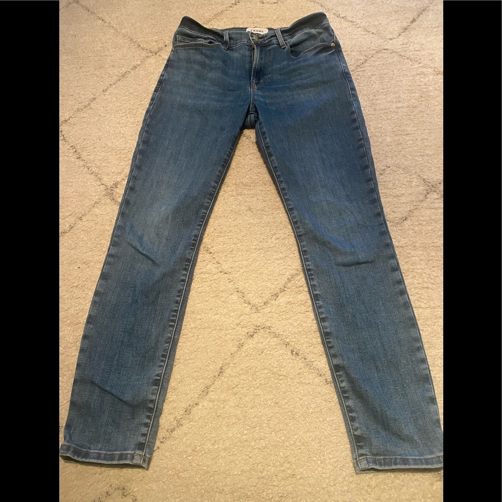 Frame size 28 Jeans Le Skinny De Jeanne cropped